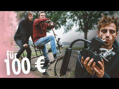 Tandem mit MOTOR! Vorne Lenken &amp; hinten Gas | Kliemannsland