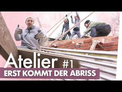 Atelier bauen Teil 1– Erst der Abriss, dann die Kunst | Kliemannsland