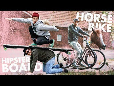 Bierbank Hipster Longboard &amp; Horsebike | Die VJAY PROJEKTE