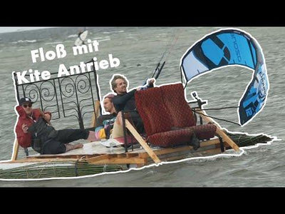 FLOßRENNEN Wind vs Muskeln auf dem Meer | vs Laura Kampf