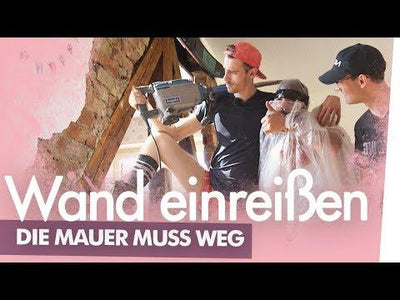 Wand einreißen / Büro bauen | Kliemannsland