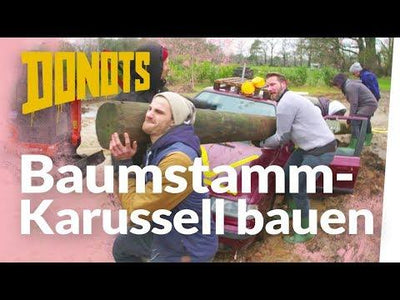 Baumstamm Karussell mit den DONOTS bauen | Kliemannsland