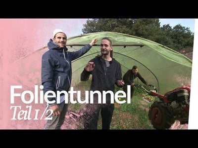 Folientunneltür bauen / Folientunnel winterfest machen 1/2 | Kliemannsland