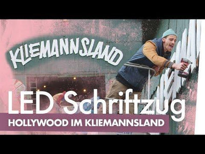 LED Schriftzug bauen – Hollywood im | Kliemannsland